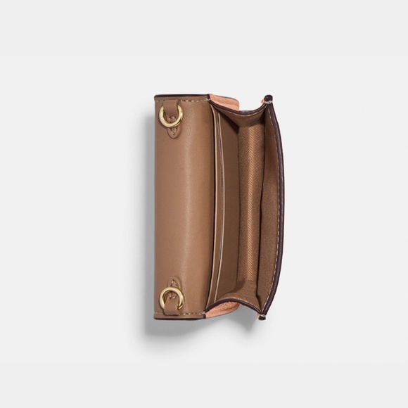 COACH Mini Wallet On A Chain With Floral Whipstitch BRAND NEW WITH TAGS - Picture 5 of 12